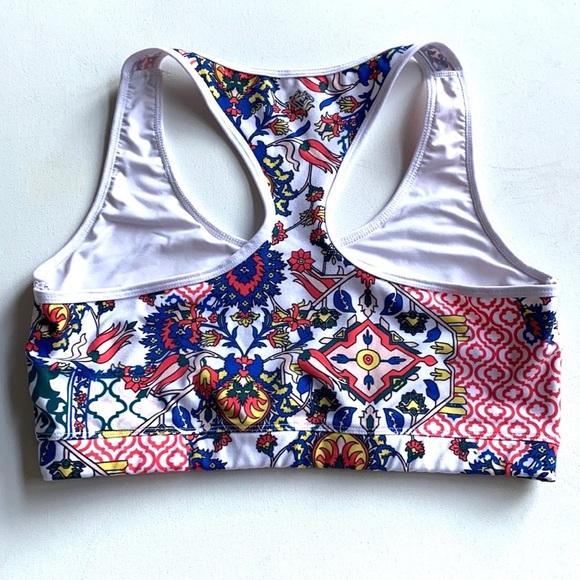 ZELOS tribal print sports bra, size XL - Picture 4 of 7